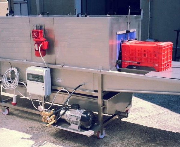 lavadoras de cajas de plastico